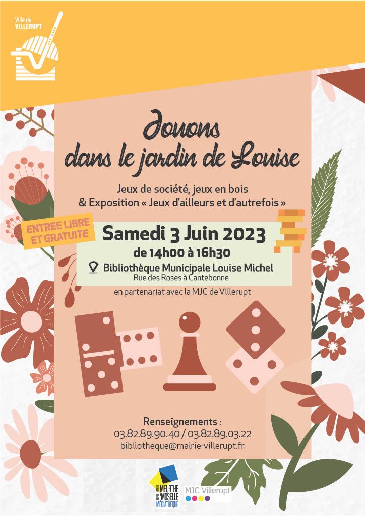 Affiche Jouons dans le jardin de louise1024 1
